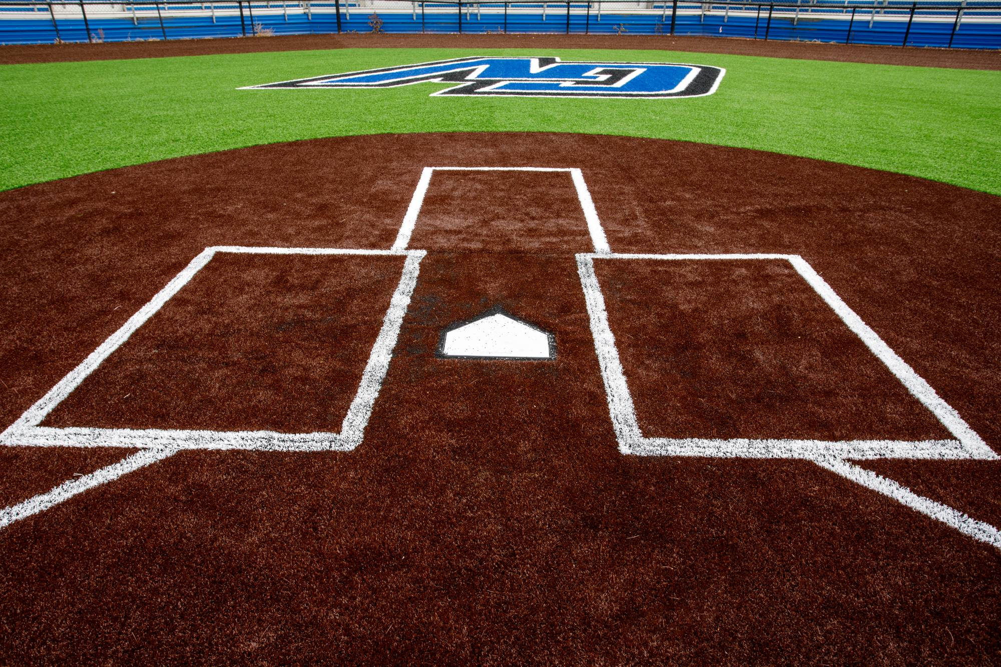 Baseball Field new turf - Home Plate